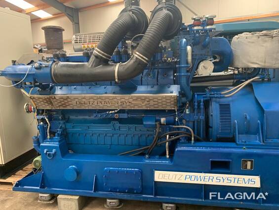 Rabljeni plinski motor MWM 1,2 MW, kogeneracija, 2016