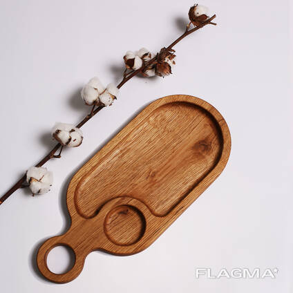 Товары для сервировки и подачи еды из натурального дерева ( Дуб)