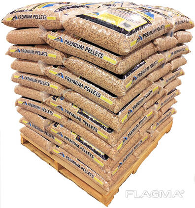 Wood pellets, premium quality, ena1 approved, in 15kg bags