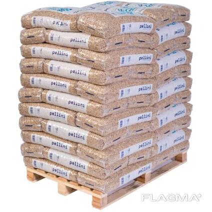 Wood pellets, ENA1 certified oak, pine, spruce