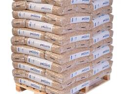 Wood pellets, ENA1 certified oak, pine, spruce